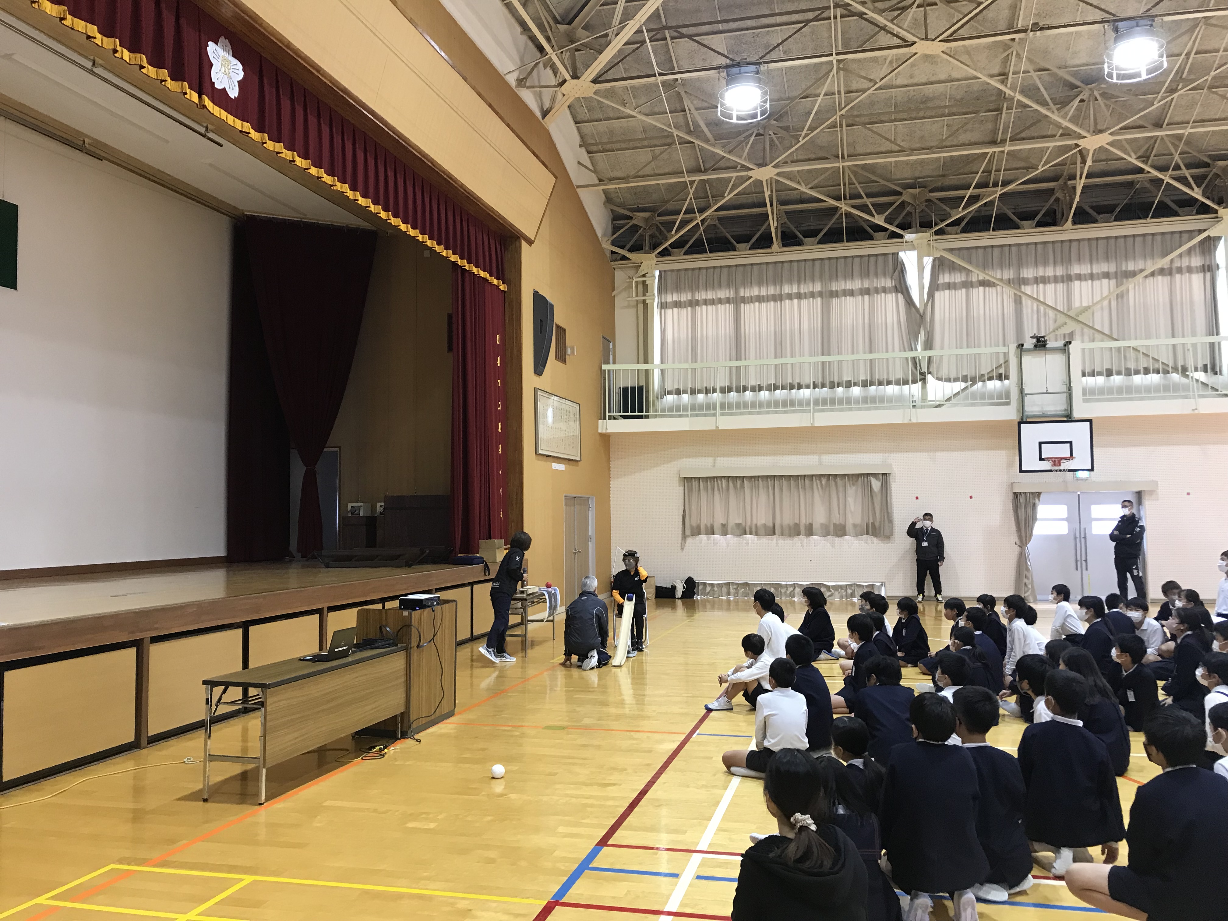鹿島小学校講話の様子2