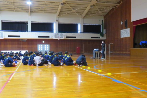 西部中学校(season2)講話の様子2