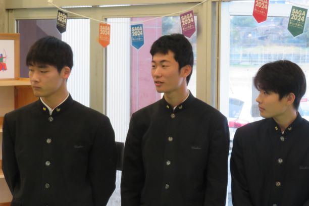 R5.12.14 SAGA2024下足箱お披露目式4