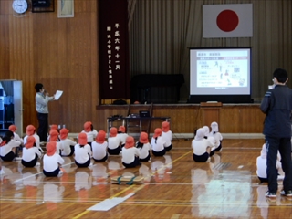 浜小学校3・4年生講話の様子