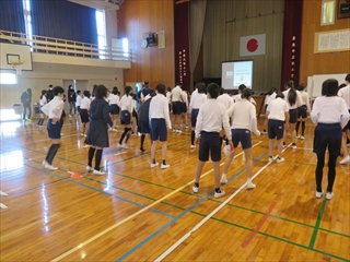 浜小学校5・6年生講話の様子