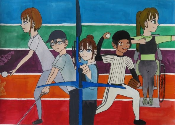 絵画コンクール　中学生の部　入賞作品