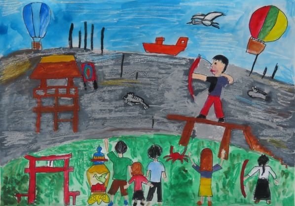 絵画コンクール　小学校高学年の部　入賞作品
