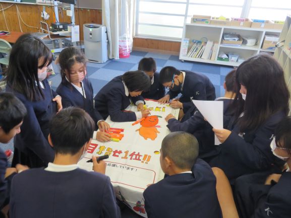 都道府県応援のぼり旗 北鹿島小学校2