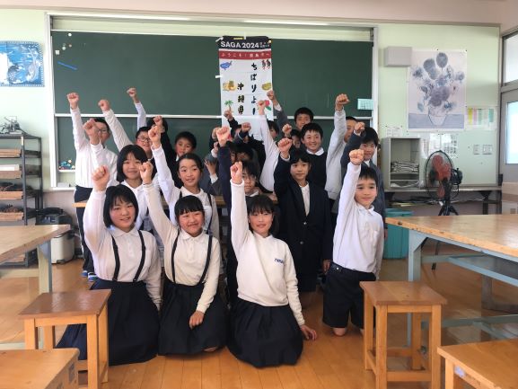 都道府県応援のぼり旗 七浦小学校1