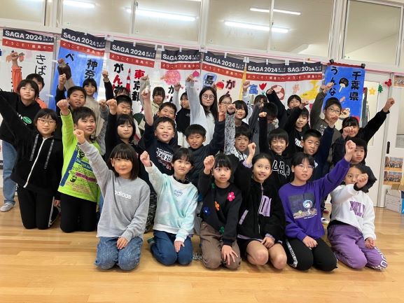 都道府県応援のぼり旗 明倫小学校1