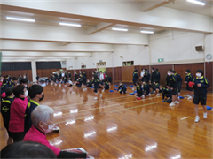 西部中学校2年生バッゴー体験の様子